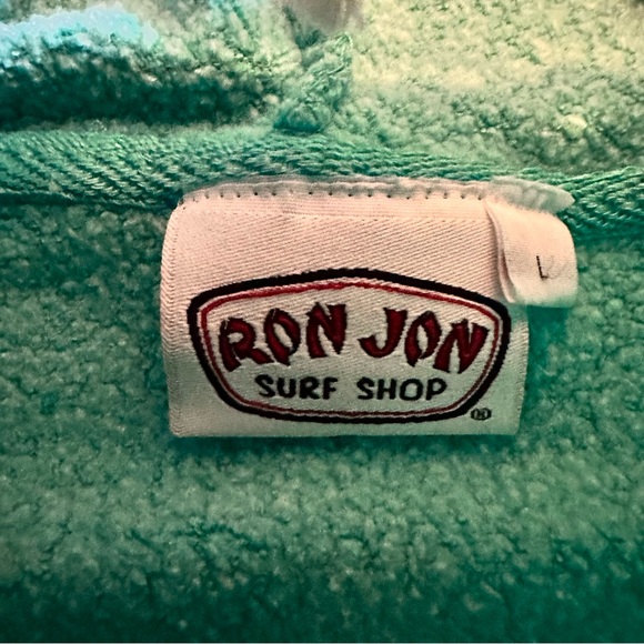 Ron Jon Surf Shop Aqua Hoodie- Women’s Size Large - Picture 3 of 6
